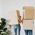 moving boxes for new mortgage payment