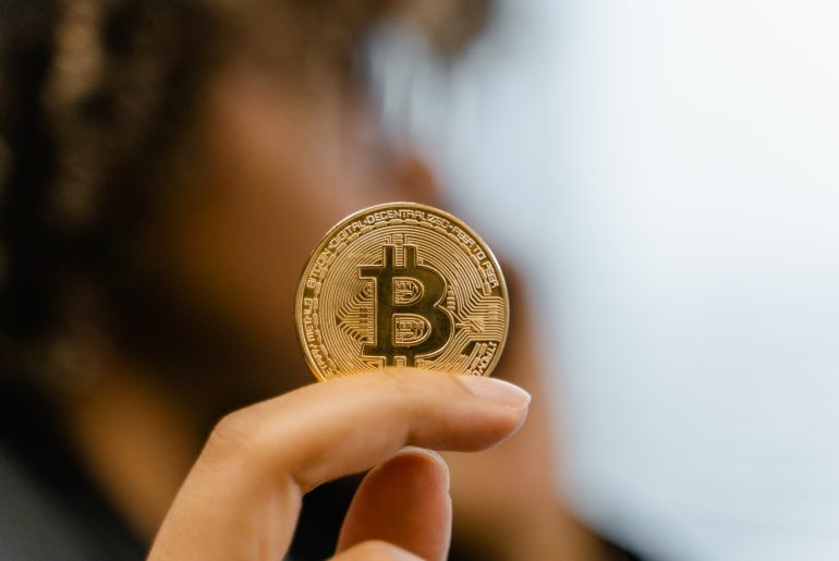 holding bitcoin coin