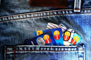 credit cards in the back pocket