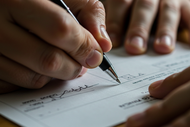 Sign a Check