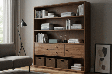 Homary Bookcases and Shelves for Stylish Storage - Verified by FangWallet
