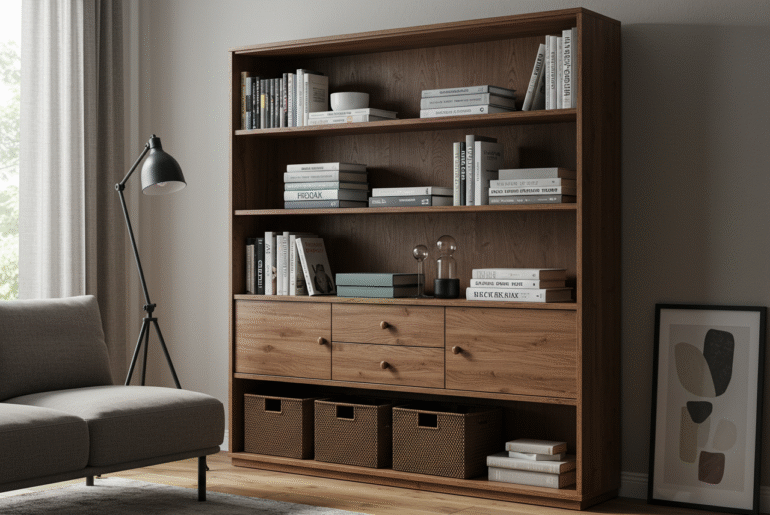 Homary Bookcases and Shelves for Stylish Storage - Verified by FangWallet