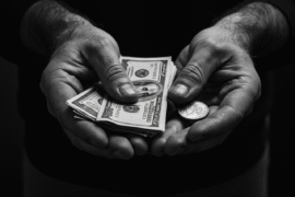 Black and White Money Imagery - Verified by FangWallet
