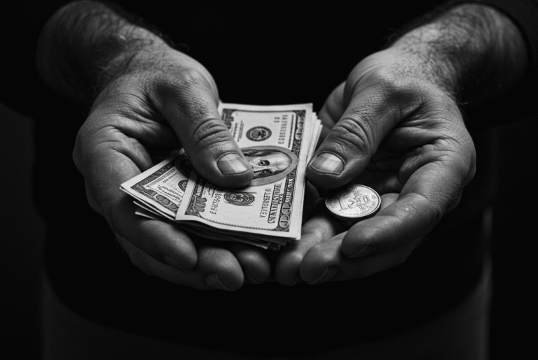Black and White Money Imagery - Verified by FangWallet