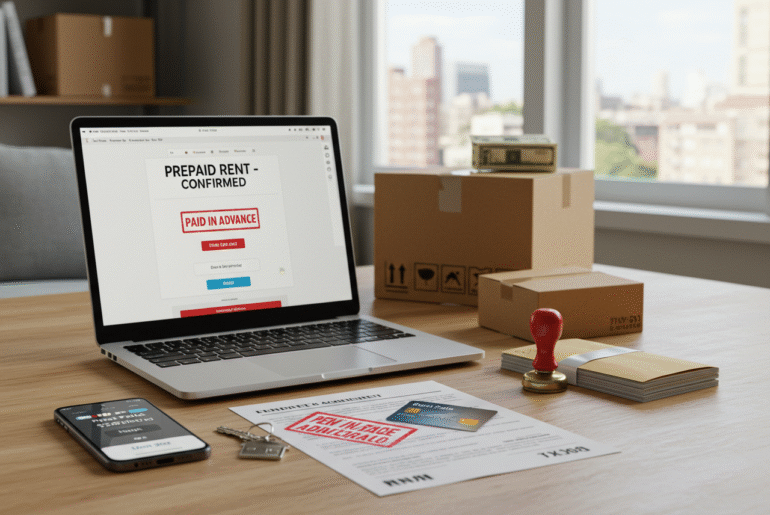 Impact of Prepaid Rent on Monthly Income - Verified by FangWallet
