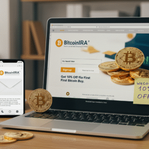 10% Off First Bitcoin Buy with BitcoinIRA Newsletter - Verified by FangWallet