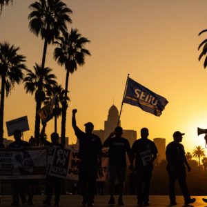 How Labor Unions Shaped L.A. Immigration Protests - Verified by FangWallet