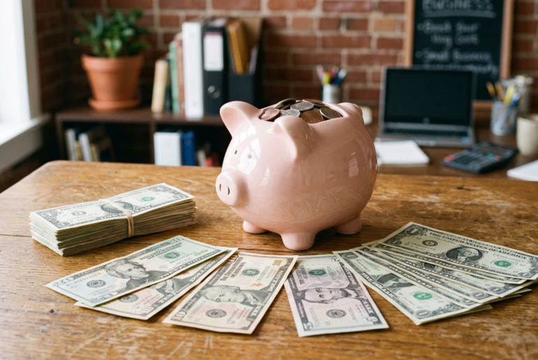 piggy bank for small biz